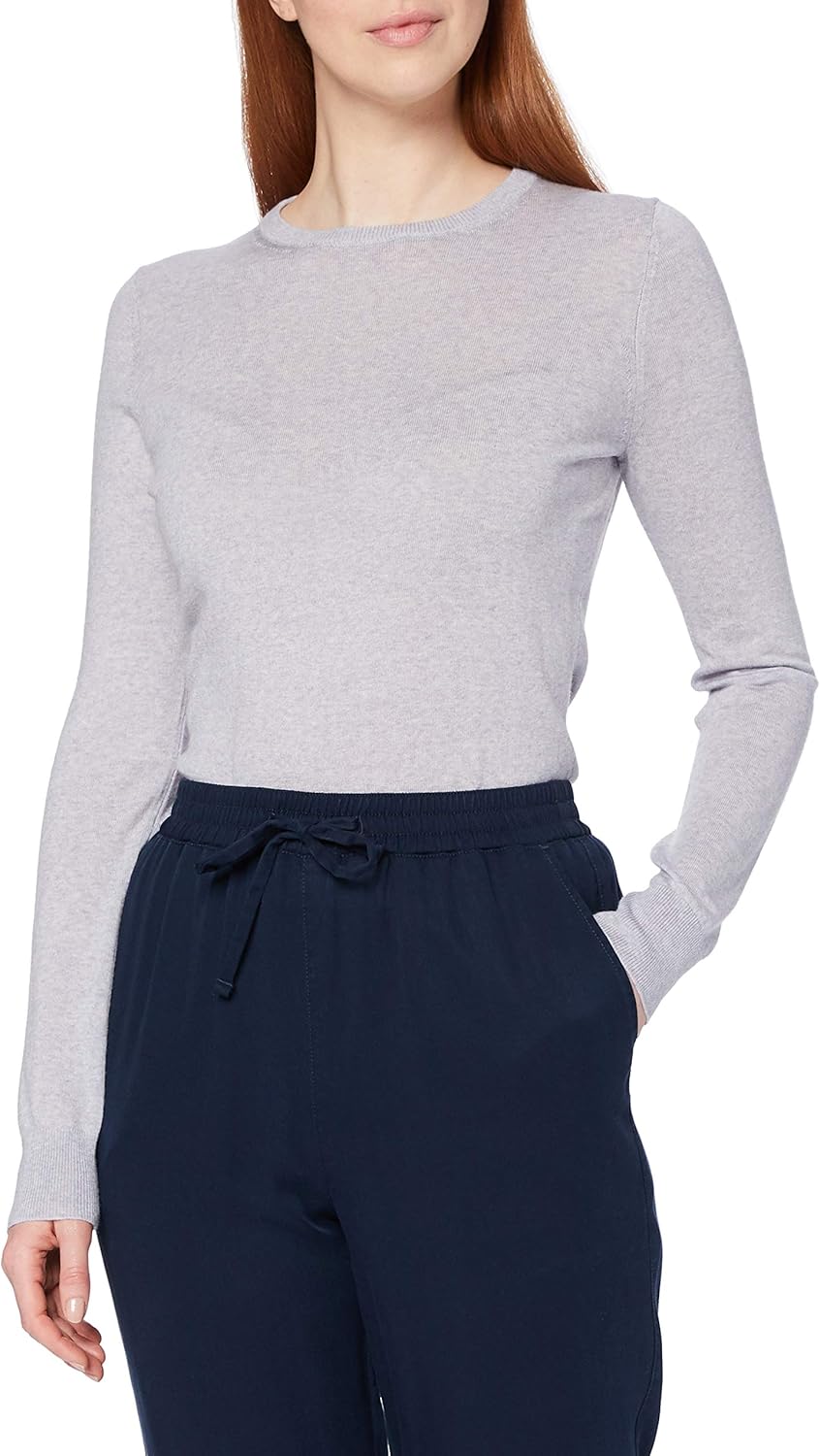 Amazon Brand MERAKI Women's Fine Merino Wool Crew Neck