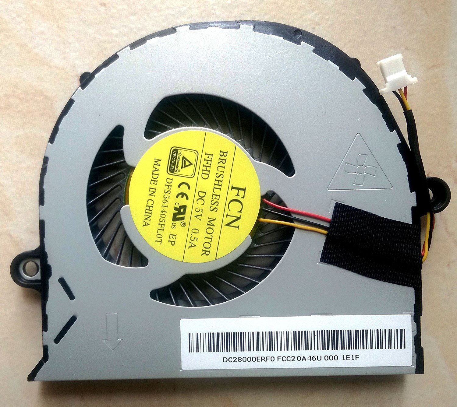 Cpu Cooling Fan Replacement For Acer Aspire E5-573 E5-573G E5-471 E5-571P E5-571PG E5-471P DFS561405FL0T DC28000ERF0 3pins