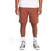 Volcom Mens Elastic Waist SweatShorts with Drawstring – Fleece Lounge Shorts, Soft Cotton Blend