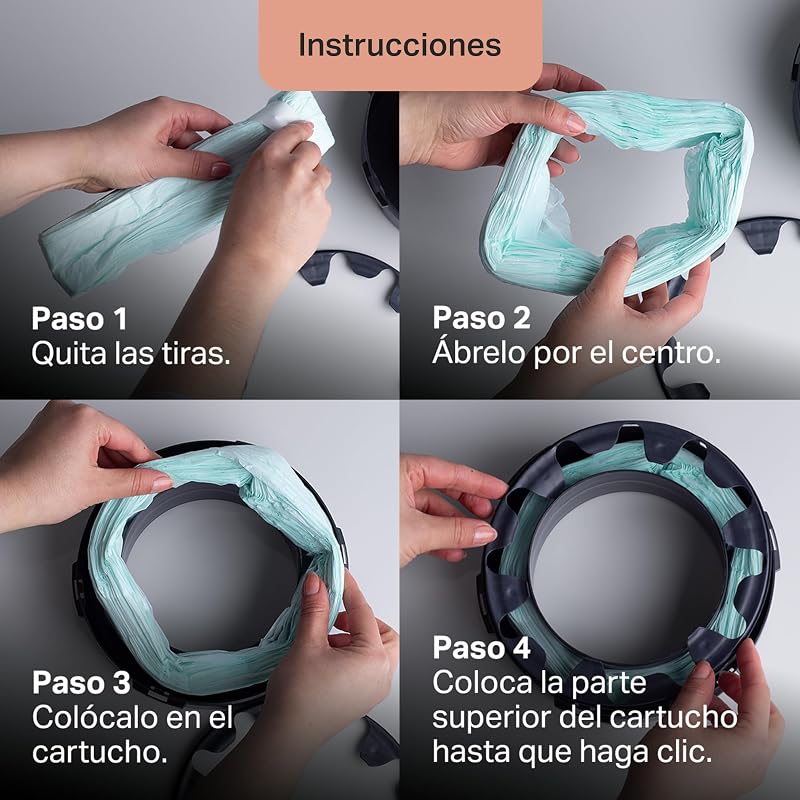 Sacos de substituição para o recipiente de fraldas Twist & Click