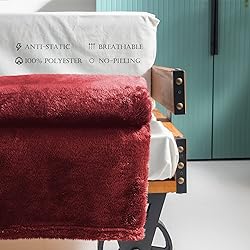 Exclusivo Mezcla Plush Fuzzy Fleece Throw Blanket