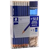 Staedtler Norica 2B Pencil, Eraser, Sharpener, Ruler Set in Plastic Box