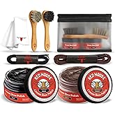RED MOOSE Boots and Shoe Cream - Shoe Polish Kit for Leather - Shoes Shine - Made in the USA