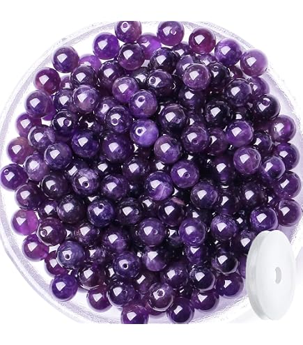 thumbnail interactive-video image 1 of Natural Amethyst Gemstone Coin Beads – Loose Stones For Jewelry Making, Handmade, Lead & Nickel Free 1 of 4