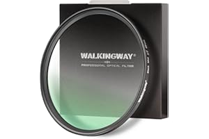 WalkingWay 49mm Black Diffusion Filter 1/2 Pro Mist Camera Lens Filter Soft Dreamy Cinematic Effect Hazy Diffuser with Ultra 