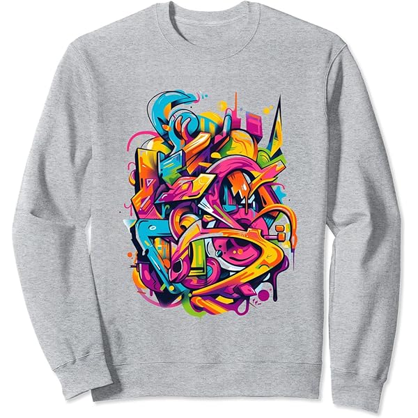 Amazon.com: Graffiti Art Urban Streetwear Long Sleeve T