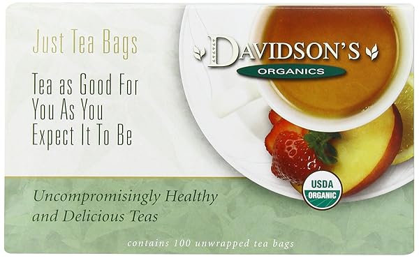 DAVIDSON’S ORGANICS, EARL GREY, 100-COUNT UNWRAPPED TEA BAGS
