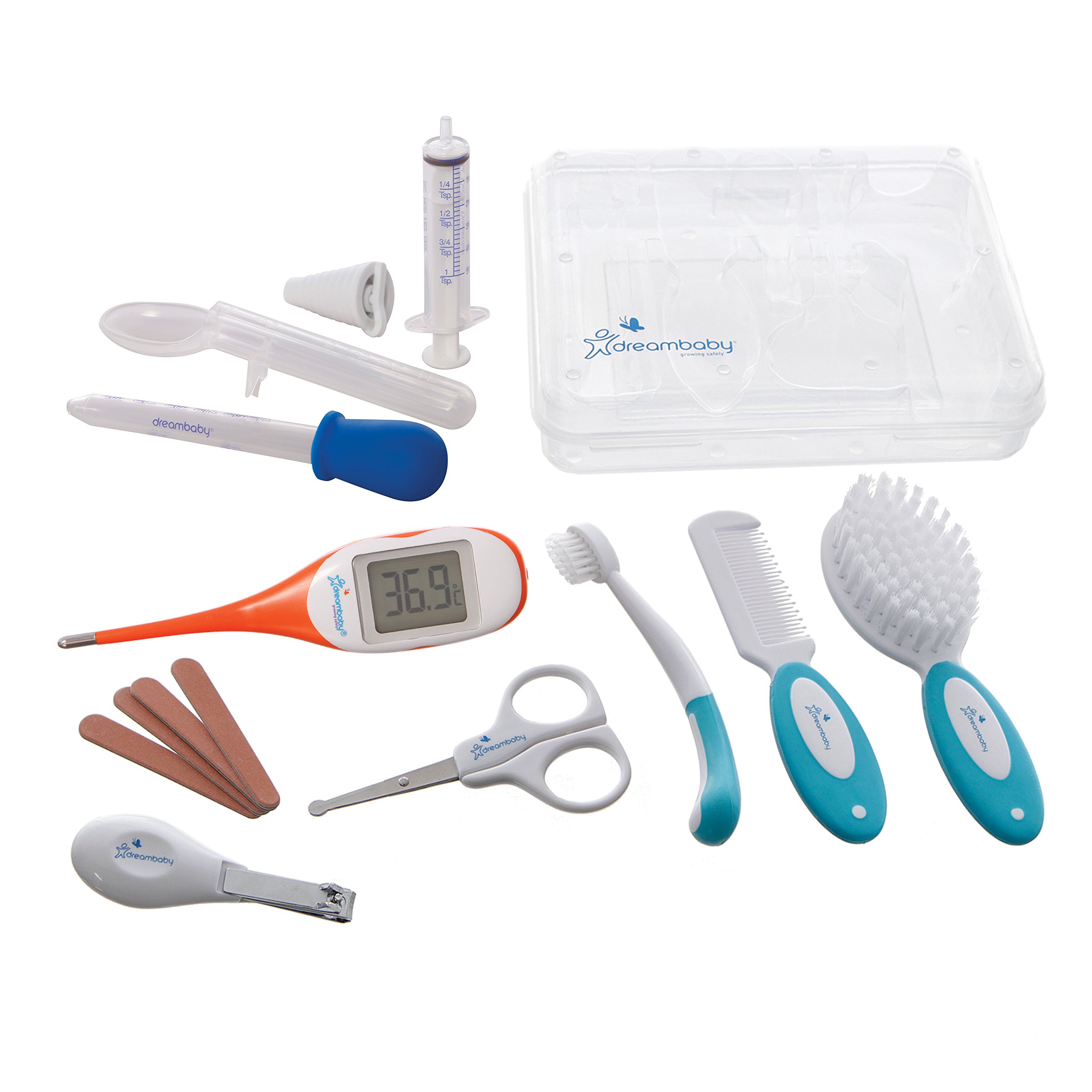 Dreambaby Grooming Kit/Medicine Set and Rapid Response Digital Thermometer (10-Piece)