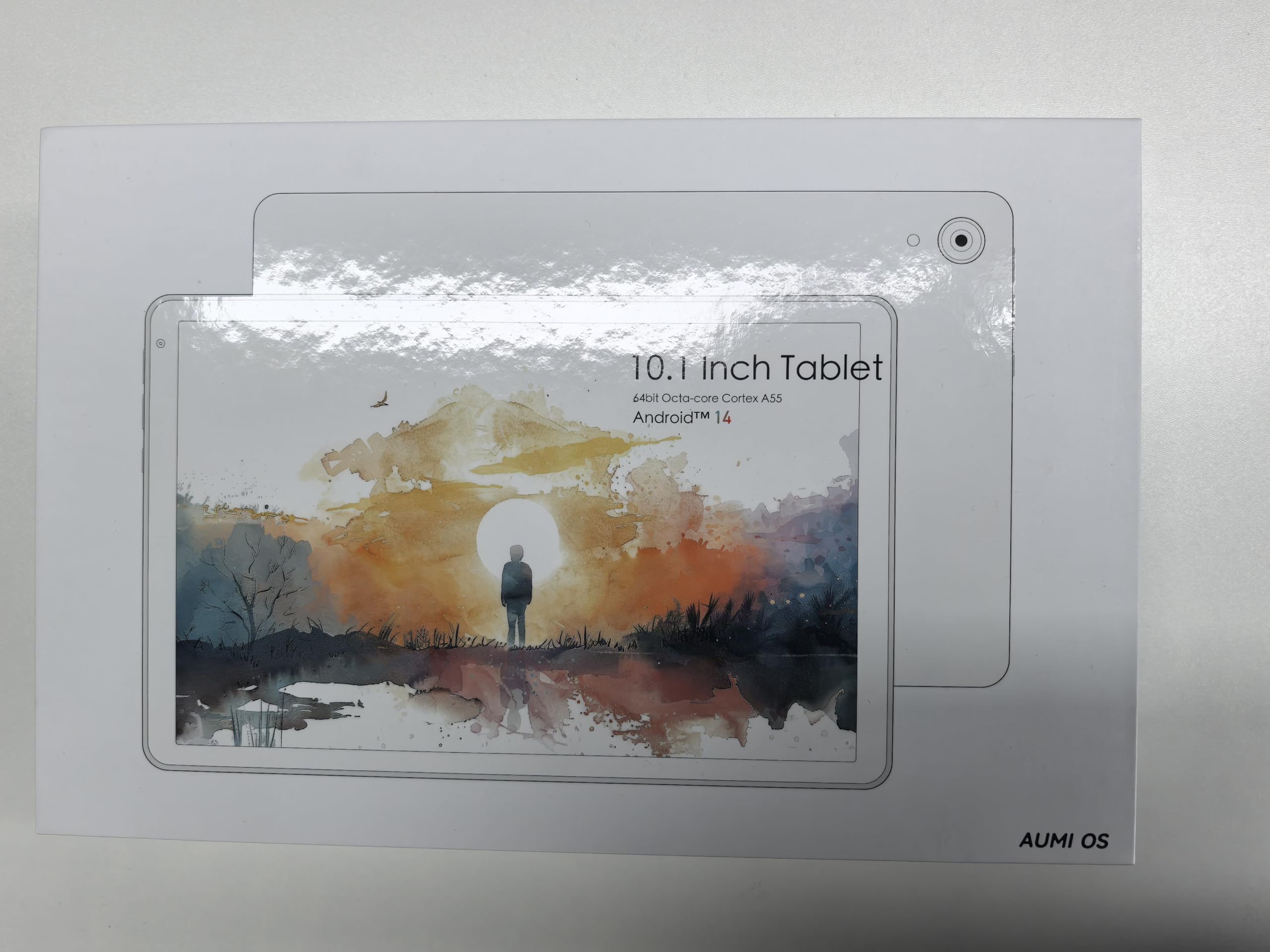 Whitedeer 10 inch Tablet Android 14, 14GB+128GB/2TB Expanded, Octa-Core Tablets, 800 * 1280 HD?WiFi 6?BT 5.0?5000mAh?5MP+8MP, Widevine L1, Tab with Keyboard?Mouse?Stylus?Tablet Case? Headphone(Black)