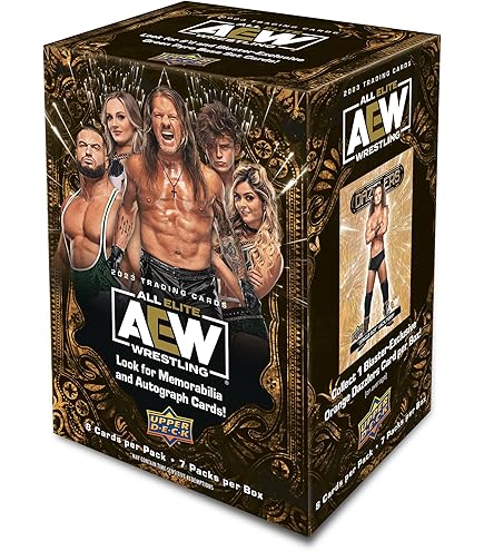 Amazon.com: 2022 Upper Deck AEW Wrestling Allure Hobby Box