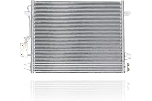 A/C Condenser - Pacific Best Inc. Compatible/Replacement for 3682 08-16 Chrysler Town & Country, 08-20 Dodge Grand Caravan, 09-12 Volkswagen Routan - With Transmission Oil Cooler