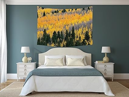 Amazon Com Iprint Polyester Tapestry Wall Hanging Fall