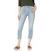 Ella Moss Women's High Rise Slim Straight Crop