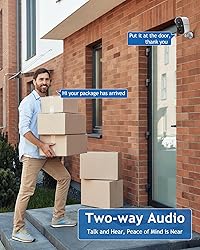 Techage Security Cameras Wireless Outdoor, Battery
