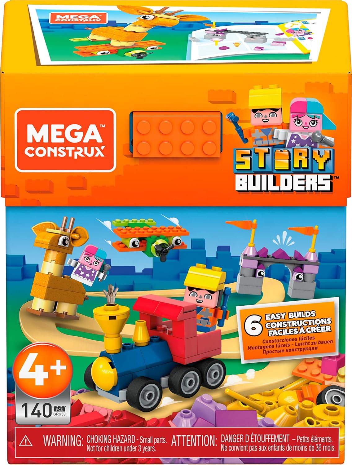 MEGA Construx Story Builders Saga,multicolor, 15 cm x 9 cm x 8.5 cm