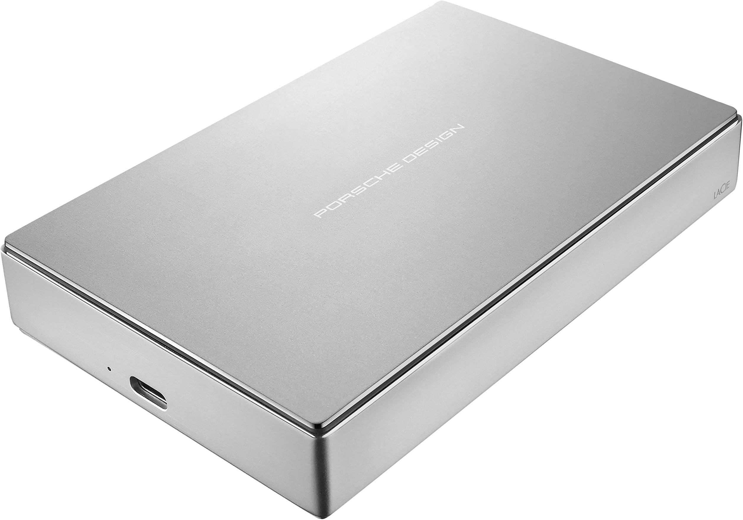 LaCie Porsche Design 4TB USB-C Mobile Hard Drive, Silver + 2mo Adobe CC Photography (STFD4000400)