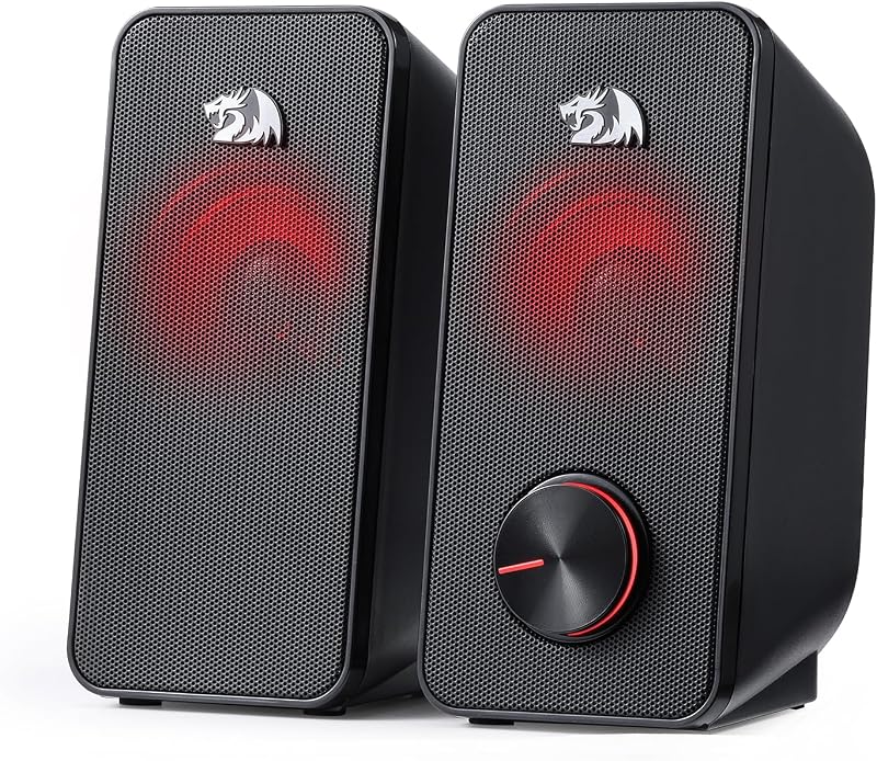 GS500 Altavoz PC 2.0 Retroiluminación Roja USB