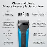 Braun Series 3 310S Wet & Dry Electric Shaver Blue Rechargeable view 3