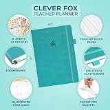 Clever Fox Teacher Planner – School Year Planner with Calendars & Lesson Plans view 2