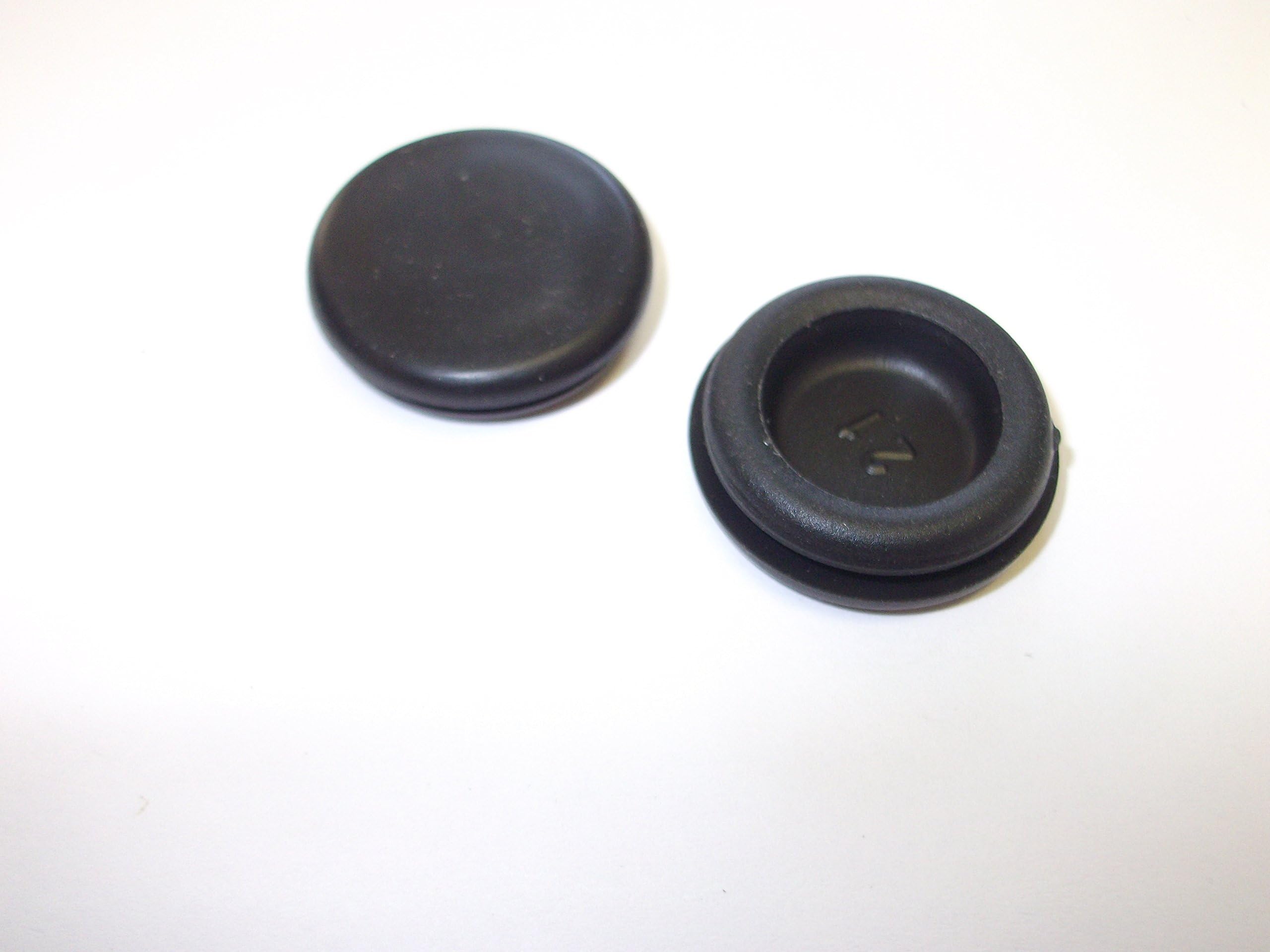 Innovo 40 x 25mm Closed Blanking Grommets Black Hole Cover Closed Bung Stopper