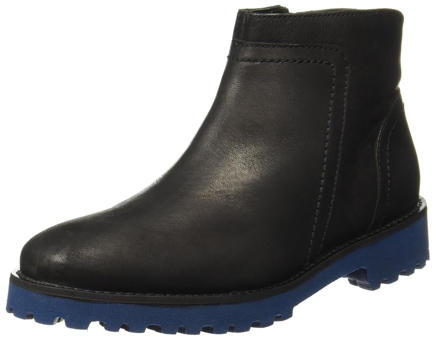 hush puppies women's betty black leather boots - 3 uk/india (36eu)(5046958)