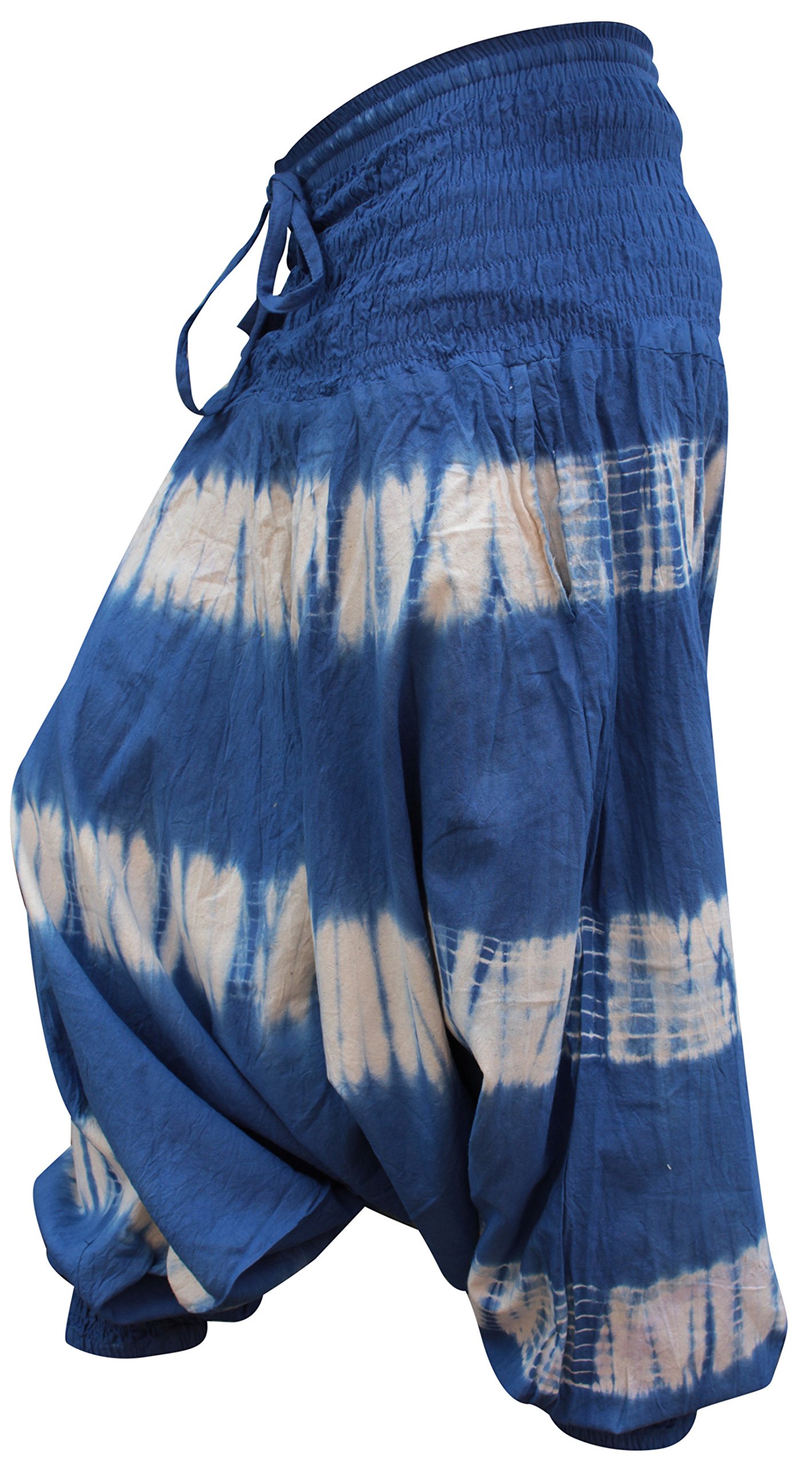 SHOPOHOLIC FASHION Tie Dye Womens Harem Pants, Colourful Yoga Boho Baggy Trousers Hippie Clothes, New Tie Dye 2