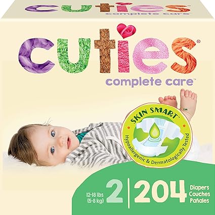 cuties complete care baby diapers size 4
