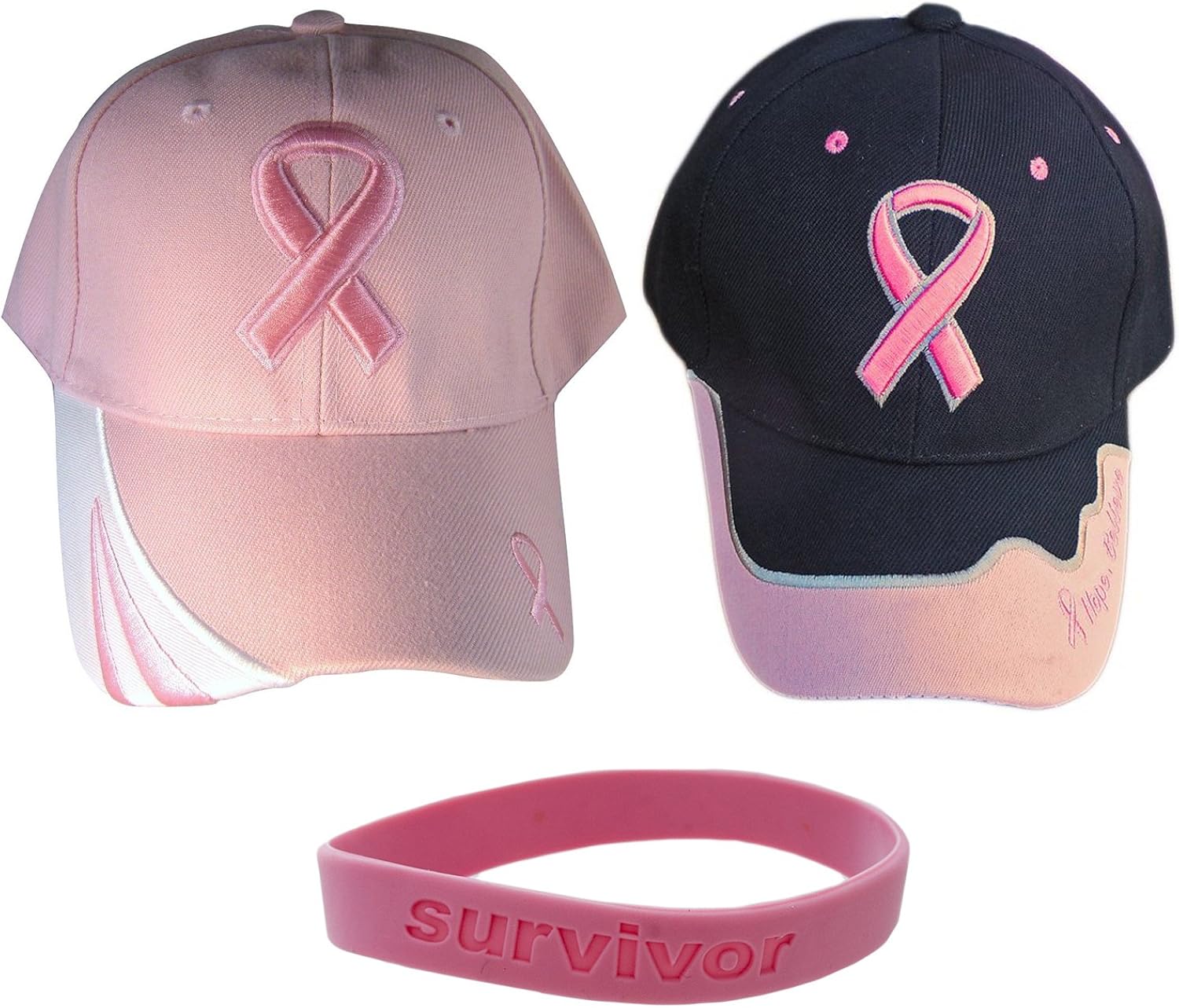 breast cancer hats