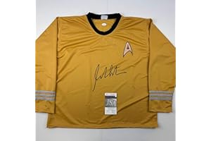 HOFSM.COM HALL OF FAME SPORTS MEMORABILIA Autographed/Signed William Shatner Star Trek Captain Kirk Shirt/Uniform JSA COA