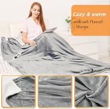 Mia&Coco Electric Heated Blanket Throw 180x130cm 10 Heat Levels 9-Hour Auto-Off view 4