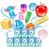 8 Pack Squishy Mystery Box Set,Surprise Random Squeeze Stress Relief Fidget Sensory Toys for Kids Adults,Party Favors Classroom Prizes Gift Box, Non-Toxic Durable Collectible Squishies