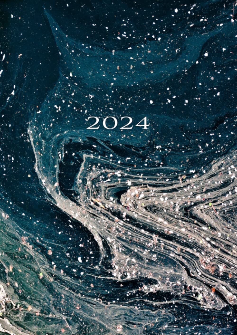 2024: Weekly Planner With Hourly Schedule | Vertical Layout Time Slots 5 AM – 11 PM | Week-To-View A4 Dated Agenda | Appointment Scheduling Calendar ... 1 Week On 2 Pages Organizer Book | Fluid Art