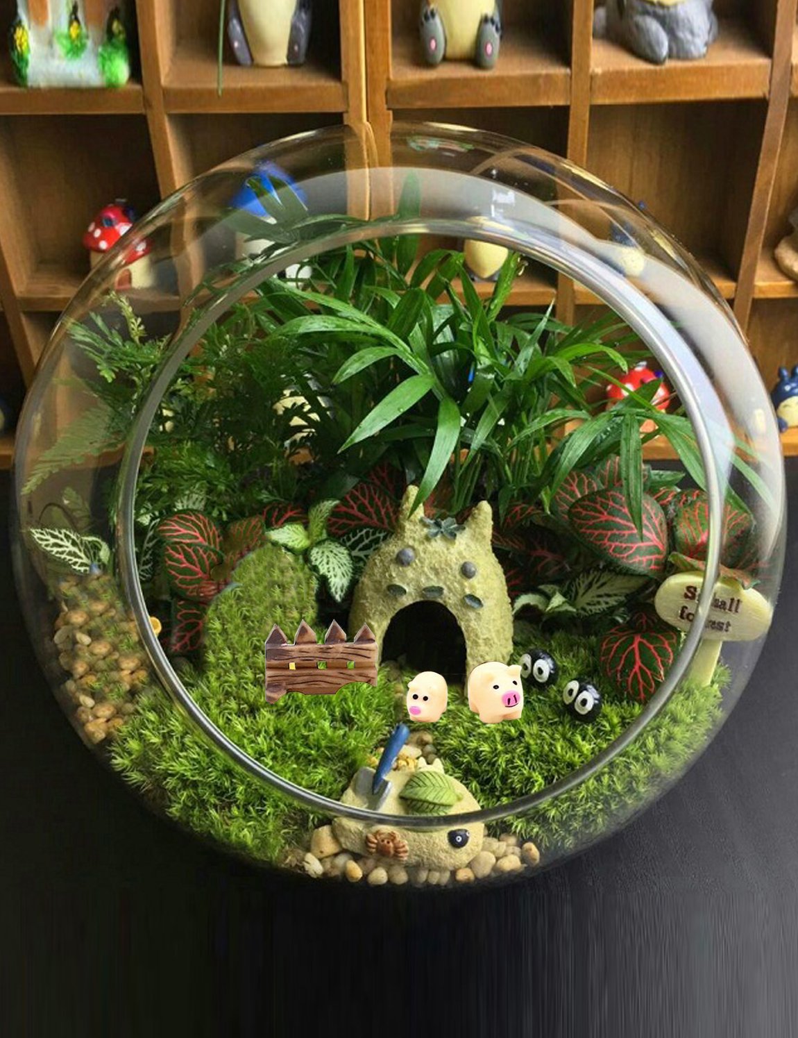 VGoodall 24 pcs Miniature Garden Ornaments, Fairy Garden Animals for Dollhouse Plant Pot, Home Decoration