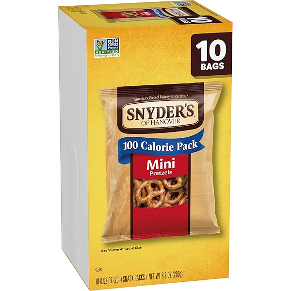 SNYDER’S OF HANOVER MINI PRETZELS, 10 COUNT 0.92 OZ