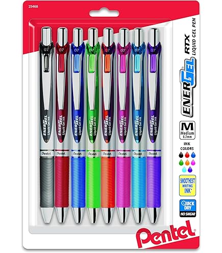 Amazon.com: Pentel EnerGel RTX Retractable Liquid Gel Pen,Passion