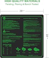Hyindoor 20"x20" Seedling Heat Mat Waterproof Heating Pad for Germination view 2