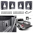 4Pcs Truck Bed Tie Down Anchor Boxlink Plates Compatible with Ford 2015-2024 F150, F250 / F350 Raptor Super Duty