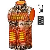 Wulcea Graphene Heated Vest For Men 7.4V Fast Charge Large Capacity Battery