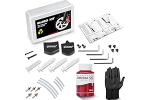 DYISLAND DYISALND Brake Bleed Kit for All Hydraulic Disc Brake Series Products，Including Mineral Brake Fluid and Installation Tools.