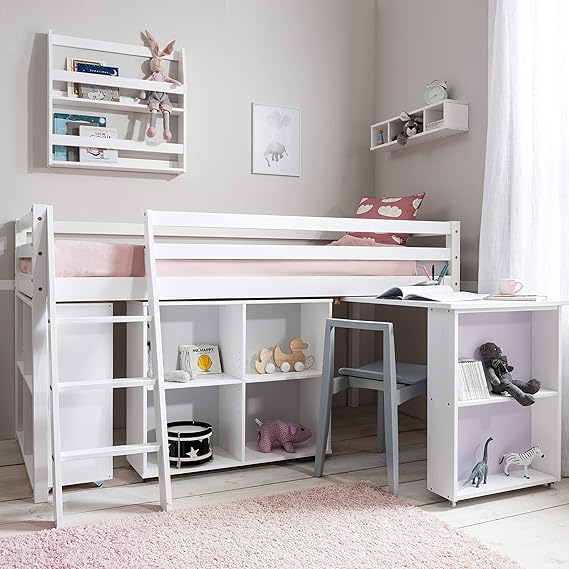 Cama de cabina para dormir con espacio para debajo de la cama y