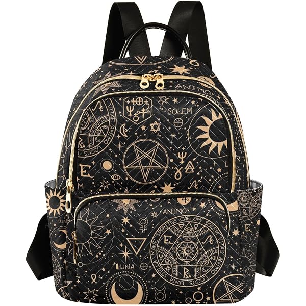Amazon.com: ZAZYXTJ Magics Alchemy Witch Backpack Purse for  display picture 2