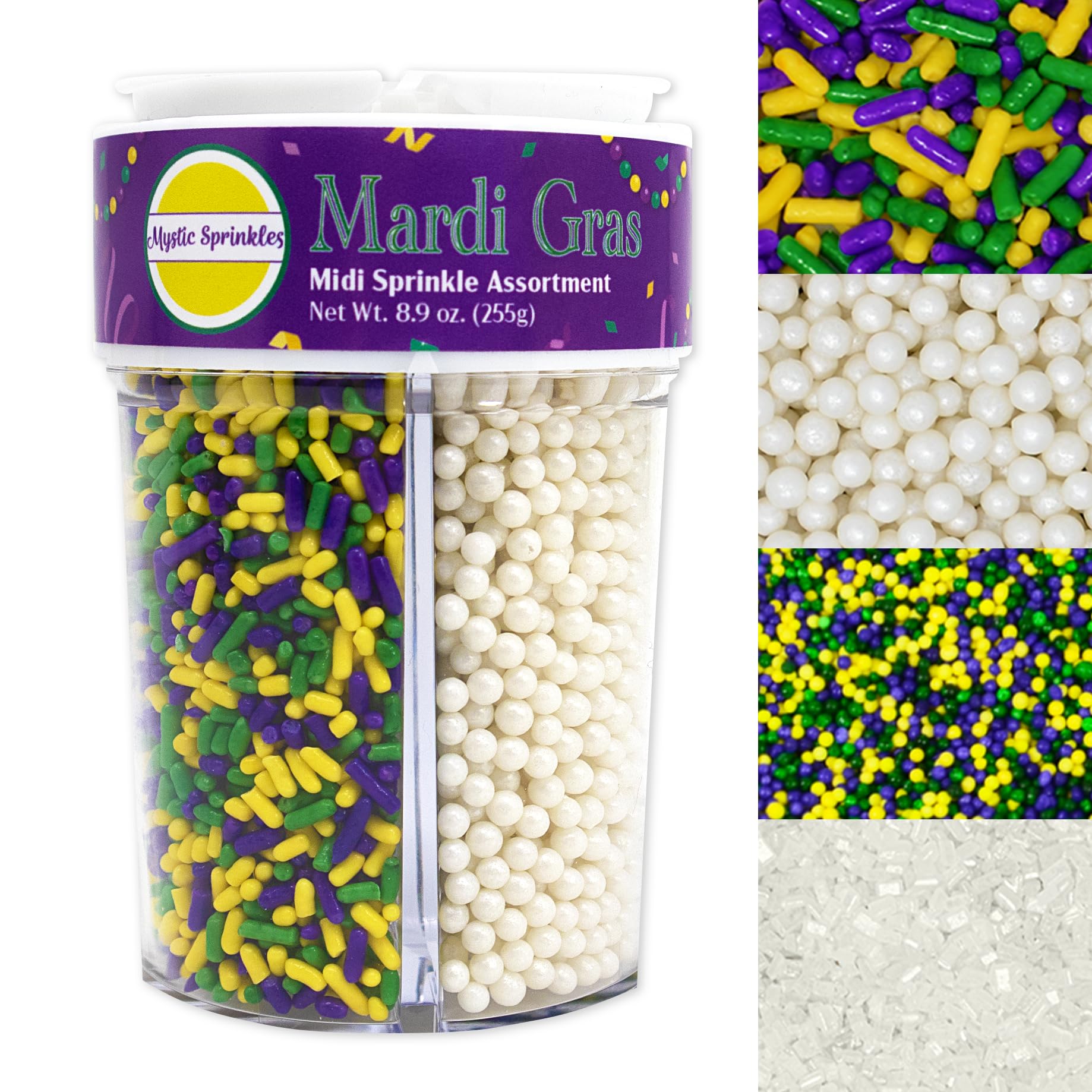 Mystic Sprinkles 4 Cell Sprinkle Assortments
