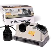 Drill Doctor DD750X Electric Drill Bit Sharpener, 3/32-3/4" High-Speed, Portable - Steel, Masonry, Carbide, Cobalt, Tin-Coated Bits, Adjustable Angles