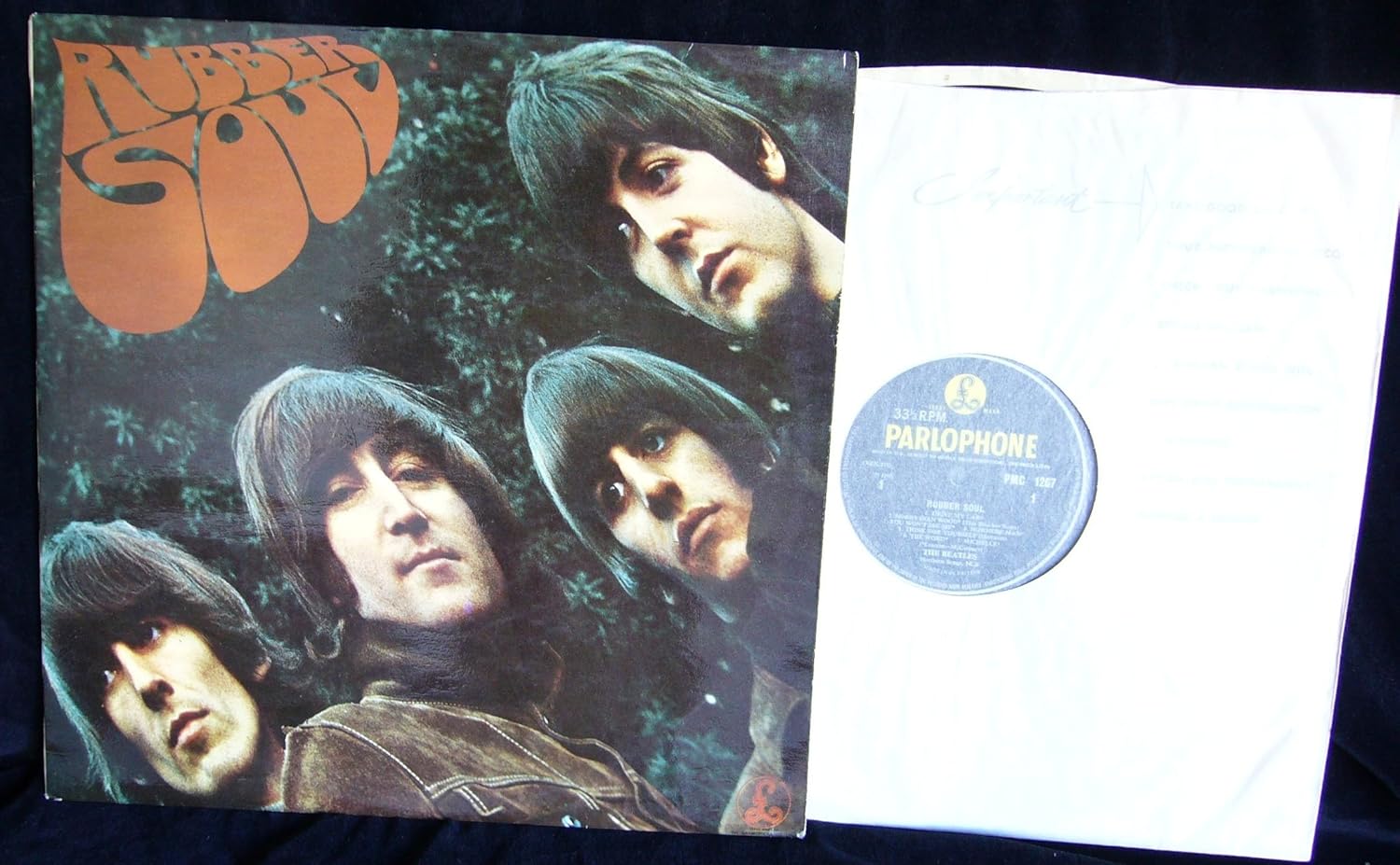 Beatles Rubber Soul (UK original pressing mono vinyl LP)