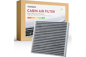 VEPAGOO CF12157 CP157 Cabin Air Filter includes Activated Carbon for Lexus Subaru Mazda Toyota Camry Corolla Highlander Prius