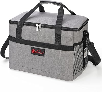 Vinsani 20L Cooler Bag Large Capacity Insulated Foldable Leakproof Portable