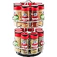 McCormick Two Tier Chrome 16 Piece Spice Rack Organizer with Spices Included, 26.09 oz