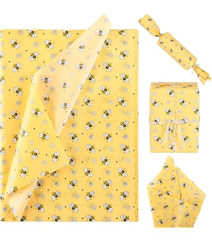 papier Sheer Honey / White パピエ Amazon.com: SFAG Bumblebees and Honeycomb Tissue Paper - 20