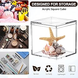 Acrylic Box Large Clear Display Boxes with Lid