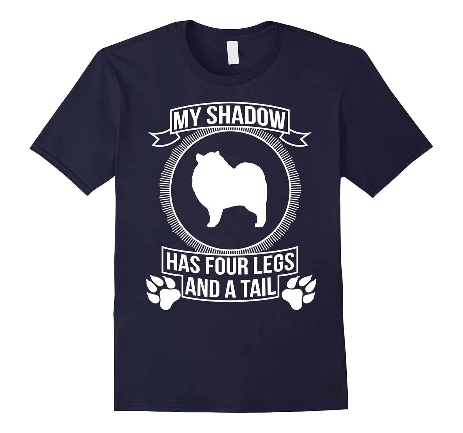 Keeshond shirt | My Keeshond is my Shadow | Funny Keeshond-ANZ